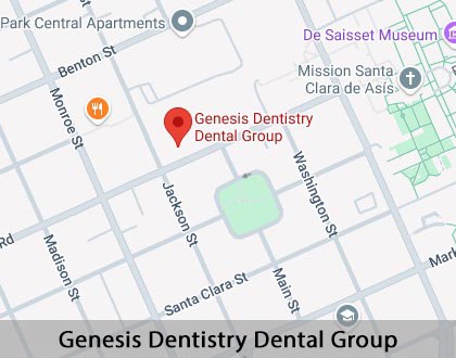 Map image for What Should I Do If I Chip My Tooth in Santa Clara, CA